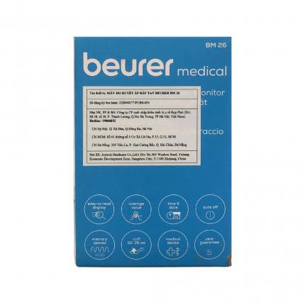 Máy đo huyết áp bắp tay Beurer BM26