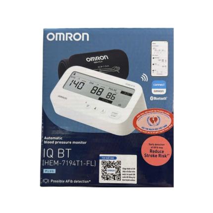 Máy đo huyết áp Omron IQ BT HEM-7194T1 - Cảnh báo rung nhĩ, có bluetooth