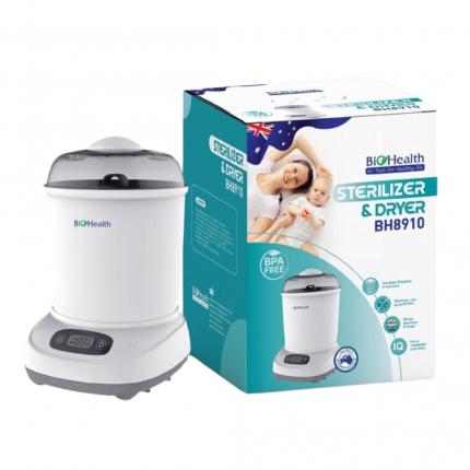 Máy tiệt trùng bình sữa và sấy khô BioHealth BH8910 chính hãng