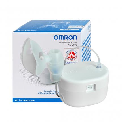 Máy xông khí dung Omron NE C106 - Điều trị các bệnh hô hấp cả người lớn và trẻ em