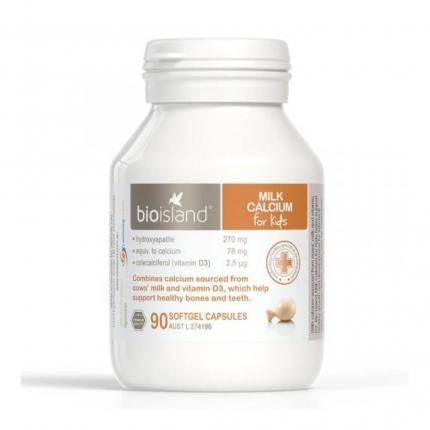 Bio Island Milk Calcium For Kid - Bổ sung canxi dạng sữa cho bé
