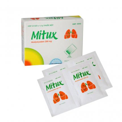 Thuốc Mitux 200mg - Giúp tan đờm, loãng đờm