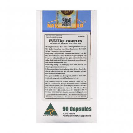 Nature's Gold Eyecare Complex - Giúp bổ mắt, tăng thị lực 3