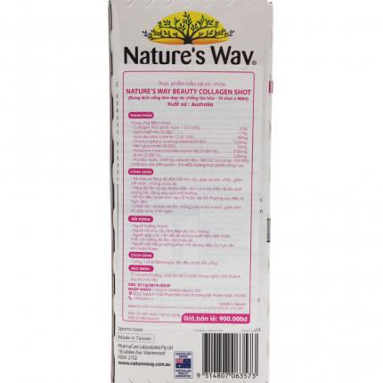 thanh phan va lieu dung cua Natures Way Collagen Shot