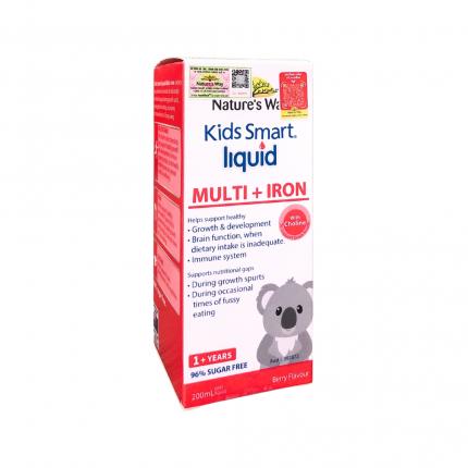 Nature's Way Kids Smart  Liquid Multi + Iron - Tăng cường miễn dịch cho bé