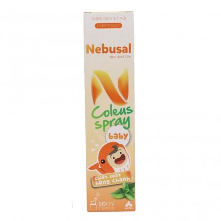 Xịt mũi Nebusal 13% Baby