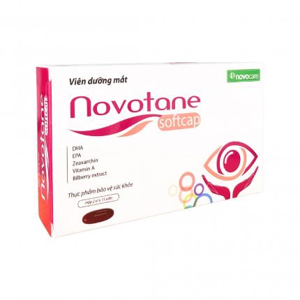 Novotane Softcap – Bổ sung dưỡng chất giúp giảm khô, mỏi mắt, mờ mắt