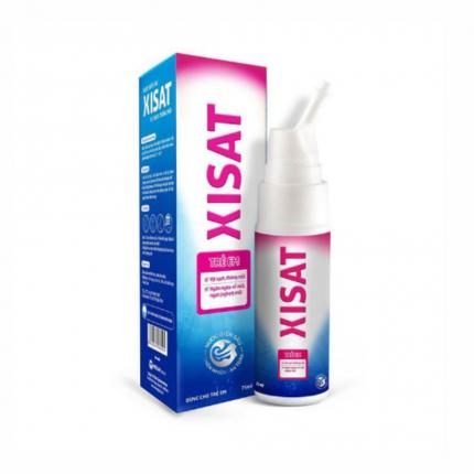 Nước muối Xisat hồng - Gi&uacute;p th&ocirc;ng mũi cho b&eacute; chai 75ml