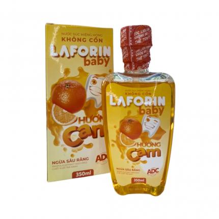 Nước súc miệng Laforin Baby hương Cam - Ngừa sâu răng cho bé