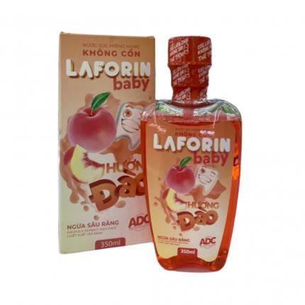 Nước súc miệng Laforin Baby hương Đào - Ngừa sâu răng cho trẻ