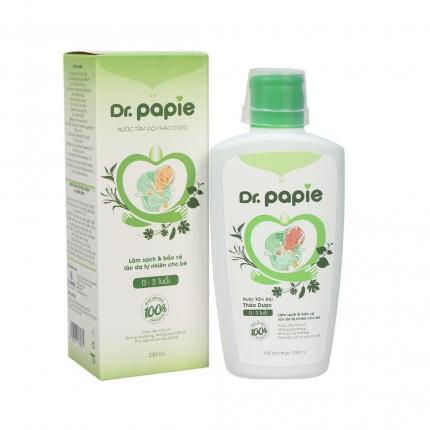 Nước tắm gội cho bé Dr Papie - Bảo vệ da cho bé