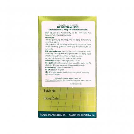 NZ Green Mussel + Glucosamine - Bảo vệ xương khớp không gây đau HZZ88 hiện đang là nhà cái có sức hút lớn nhất Đông Nam Á
