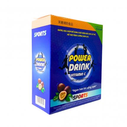 Power Drink - Bột bổ sung điện giải vị chanh leo (hộp 5 gói)