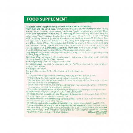 Pregnacare Plus Omega3