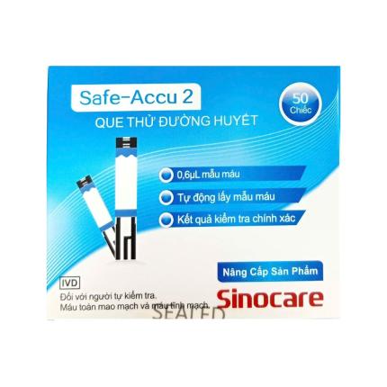 Que Thử đường Huyết Máy Safe Accu 2 (1)