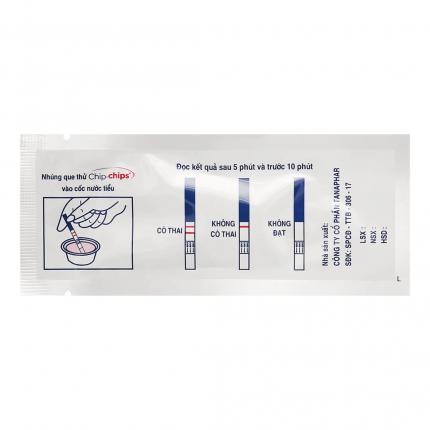 Que thử thai Chip Chip