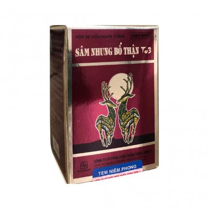Sâm Nhung Bổ Thận Tw3 hộp 30 viên - Dưỡng huyết tư âm