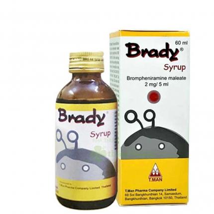 Siro Brady Điều trị viêm mũi dị ứng, hắt hơi, bệnh cảm lạnh
