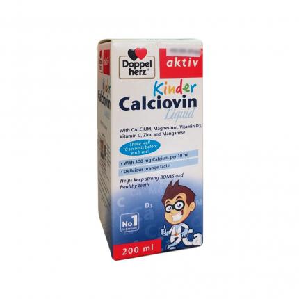 Doppelherz Kinder Calciovin Liquid - Phát triển chiều cao cho bé