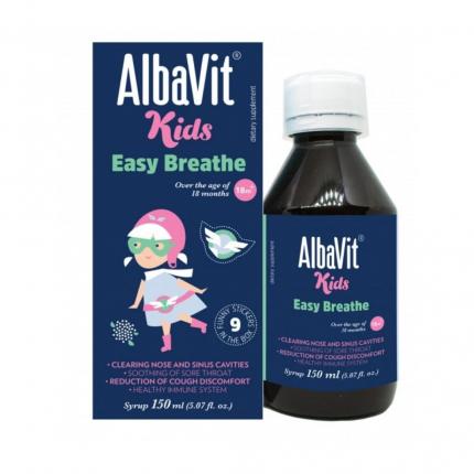 Albavit Kids Easy Breathe (150ml) - Siro tăng sức đề kháng, thông mũi xoang