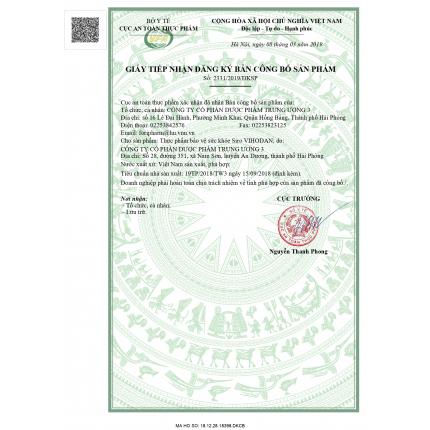 Siro Vihodan - Giảm các triệu chứng ho