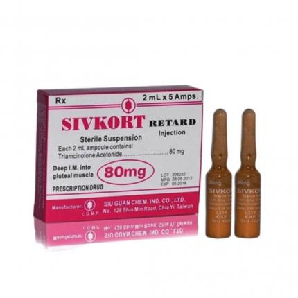 Sivkort Retard 80mg/2ml - Điều trị viêm xương khớp
