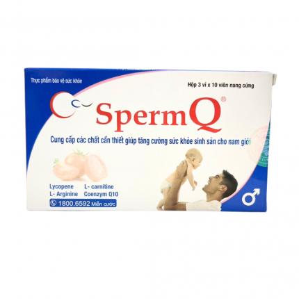 Sperm Q - Hỗ trợ sinh sản ở nam giới (30 viên)