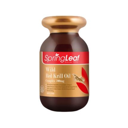 SpringLeaf Wild Red Krill Oil Complex 700mg (60 Viên)