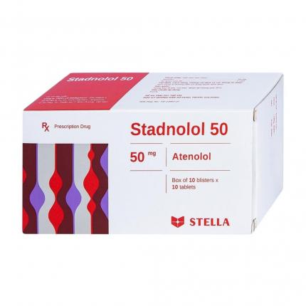 Stadnolol 50 Stella - Điều trị tăng huyết áp, đau thắt ngực mạn tính