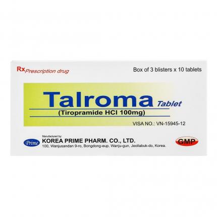 Thuốc Talroma - Điều trị hỗ trợ giảm đau khi co thắt tiêu hóa