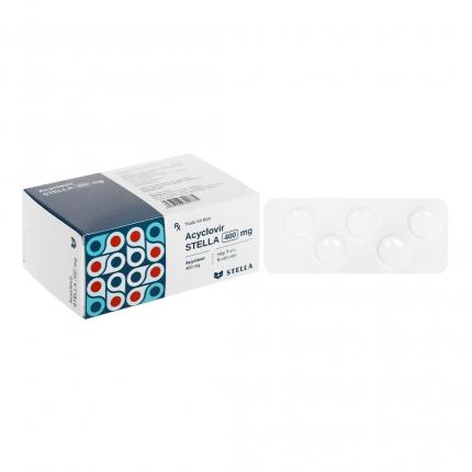 Thuốc Acyclovir Stella 400 mg - Điều trị nhiễm trùng do Herpes