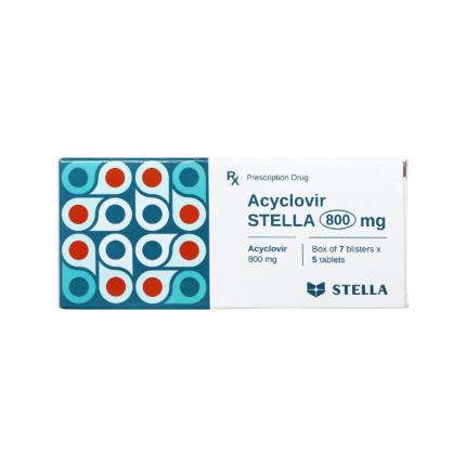 Thuốc Acyclovir Stella 800mg - Trị nhiễm trùng da, niêm mạc
