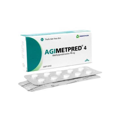 Thuốc Agimetpred (4mg) - Điều trị HC thận hư nguyên phát, chống viêm