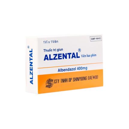 Thuốc Alzental 400mg - Điều trị nhiễm ký sinh trùng đường ruột