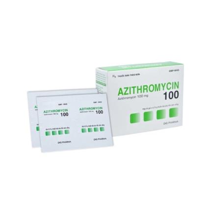 Thuốc Azithromycin 100 DHG