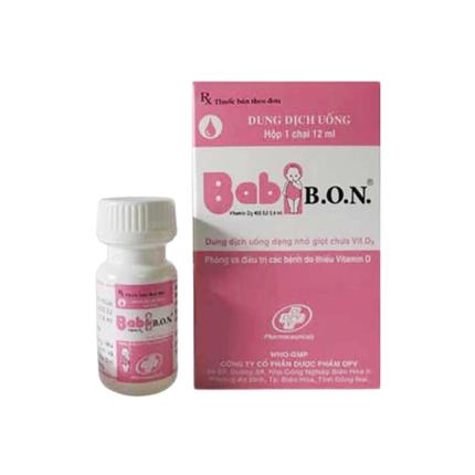 Thuốc Baby BON 400IU (Hộp 1 chai 12ml)- Bổ sung dưỡng chất (OPV)