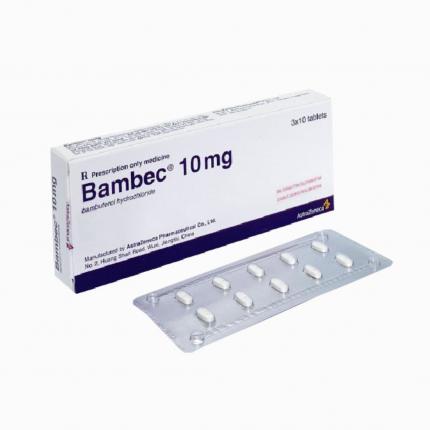 Thuốc Bambec 10mg - Điều trị hen phế quản, co thắt phế quản