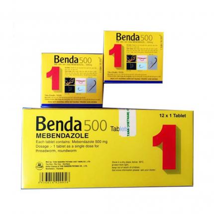 Thuốc Benda (500mg) - Điều trị nhiễm giun sán