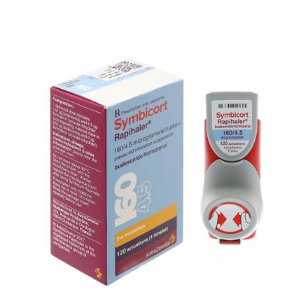 Thuốc bột Symbicort Rapihaler - Điều trị bệnh hen phế quản và COPD hộp 120 liều