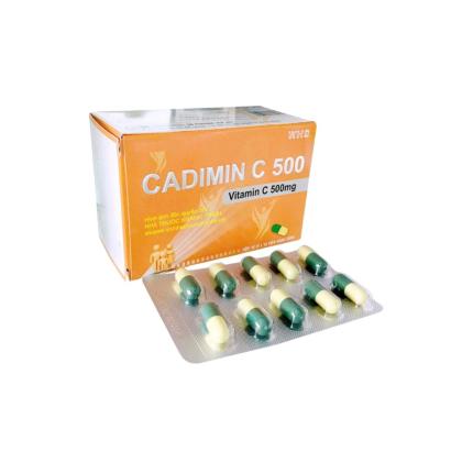 Thuốc Cadimin C 500 - Điều trị bệnh lý do thiếu vitamin C
