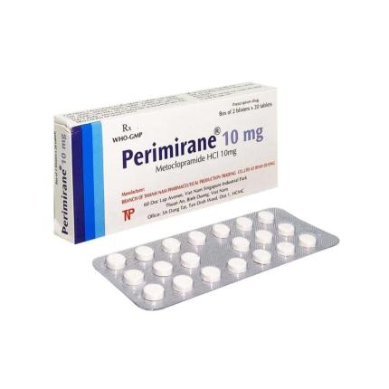 Thuốc Perimirane 10mg - Điều trị triệu chứng nôn và buồn nôn