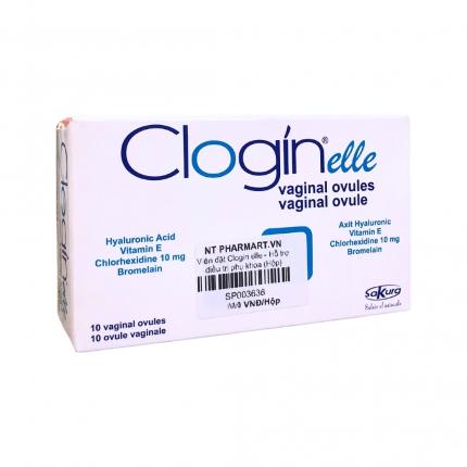 Thuốc đặt Clogin Elle - Điều trị viêm nhiễm phụ khoa