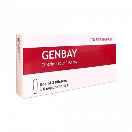 Thuốc đặt Genbay (100mg) - Điều trị nấm âm đạo