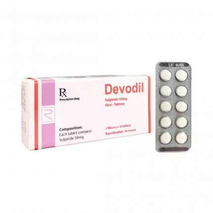 Thuốc Devodil (50mg) - Điều trị lo âu, rối loạn hành vi