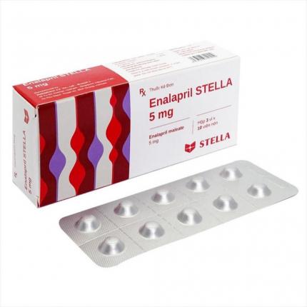 Thuốc Enalapril stella 5mg - Điều trị tăng huyết áp