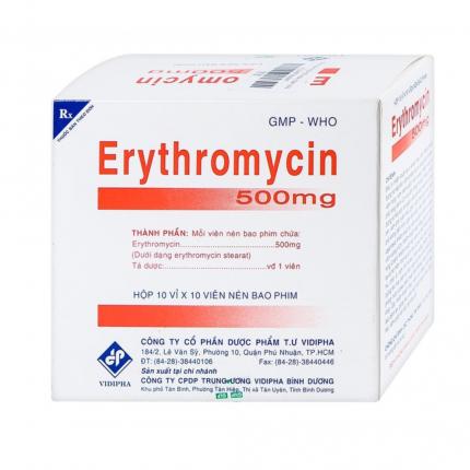 Hz88b được cấp phép bởi các tổ chức cờ bạc uy tín Erythromycin 500mg