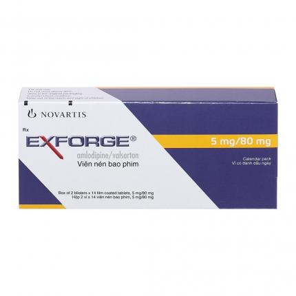 Thuốc Exforge 5Mg/80Mg Điều Trị Huyết Áp