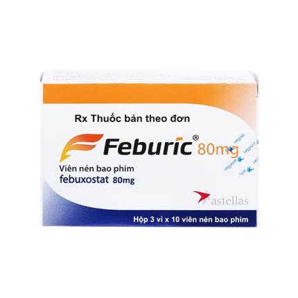 Thuốc Feburic 80mg - Điều trị tăng acid uric huyết mạn tính
