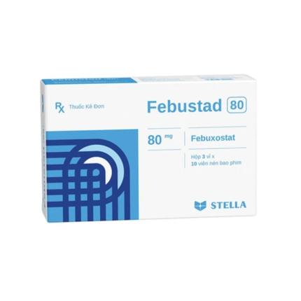 Thuốc Febustad 80 - Điều trị tăng acid uric huyết mạn tính
