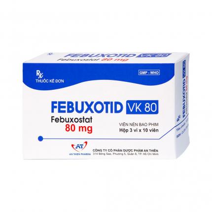 Thuốc Febuxotid VK 80 - Giảm acid uric máu mãn tính